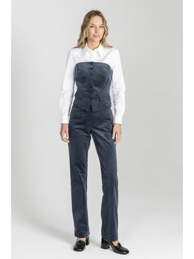 Deni Cler Milano Deni Cler Milano Kamizelka W-DC-4052-E5-D7-58-1 Granatowy Regular Fit