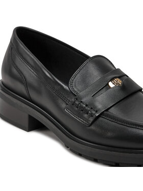 Tommy Hilfiger Loaferice Th Penny Loafer FW0FW08029 Crna