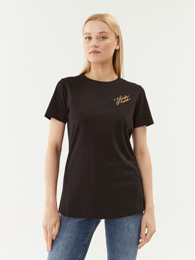 Silvian Heach Silvian Heach Тишърт GPA23069TS Черен Regular Fit