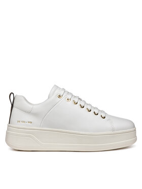 Geox Geox Sneakersy D Spherica Ecub-2 D46WVA 00085 C1000 Bílá
