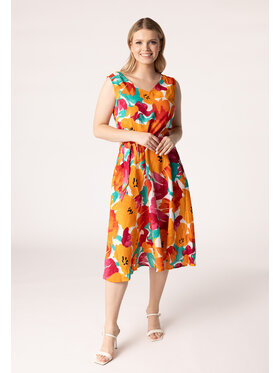 QUIOSQUE QUIOSQUE Sukienka letnia Quiosque 4UB026916 Kolorowy Regular Fit