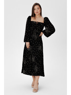 LAURELLA LAURELLA Sukienka wieczorowa 4TU032 Czarny Regular Fit