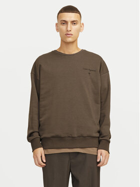 Jack&Jones Jack&Jones Majica dugih rukava Mystic 12257735 Kaki Relaxed Fit
