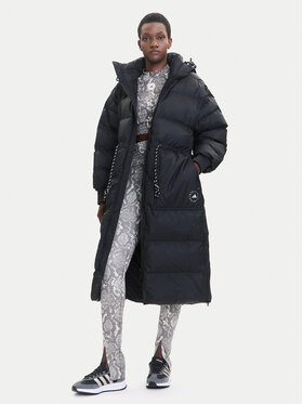 adidas by Stella McCartney adidas by Stella McCartney Zimní bunda IX3081 Černá Loose Fit