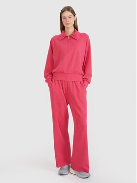 4F 4F Παντελόνι φόρμας 4FRSS25TTROF1396-54S Ροζ Oversize