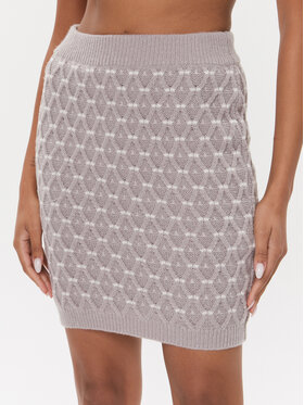 Guess Guess Mini sukně W3BD0N Z3BF2 Šedá Regular Fit