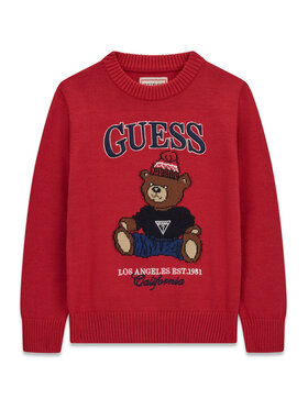Guess Guess Пуловер N6BR03 Z1393 Червен Regular Fit