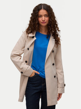 Vero Moda Vero Moda Trench Chelsea 10329343 Gri Regular Fit
