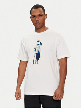 New Balance New Balance T-Shirt Basketball Style MT41577 Bílá Relaxed Fit