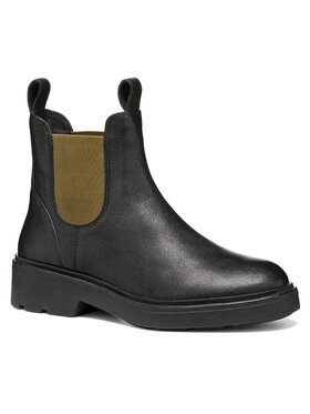 Geox Geox Kotníková obuv s elastickým prvkem D Swelen D665GI 81 C0033 Hnědá