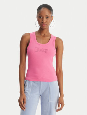 Juicy Couture Juicy Couture Top Thin Strap JCWLV126308 Ružová Slim Fit