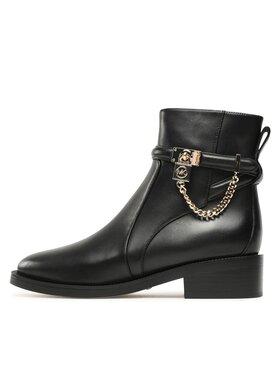 MICHAEL Michael Kors Škornji Hamilton Flat Bootie 40F3HAME5L Črna