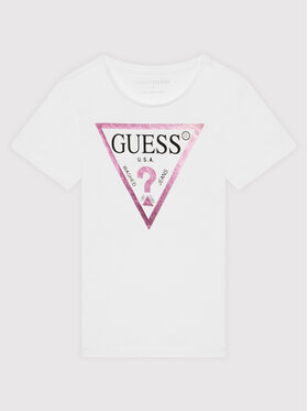 Guess Guess Póló J73I56 K8HM0 Fehér Regular Fit