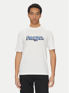 HUGO HUGO T-shirt Nugibol 50542932 Bijela Regular Fit