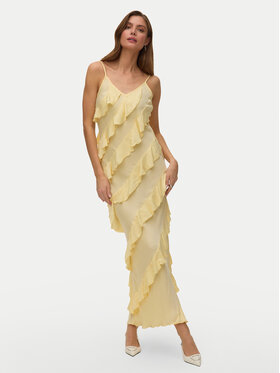 Vero Moda Vero Moda Večerné šaty Celyn 10348500 Žltá Regular Fit