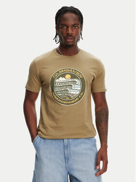 Quiksilver Quiksilver Футболка Ev Three Seas Ss EQYZT08051 Хакі Regular Fit