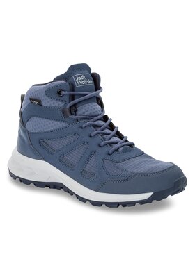 Jack Wolfskin Jack Wolfskin Trekking čevlji Woodland 2 Texapore Mid W 4051331 Siva