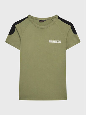 Napapijri Napapijri Tricou NP0A4H2Y D Verde Regular Fit