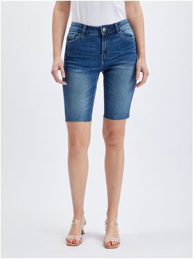 Orsay Orsay Szorty jeansowe 322032-548000__36 Biały Regular Fit