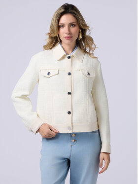 Oltre Oltre Giacca outdoor R129R002160N011 Bianco Regular Fit