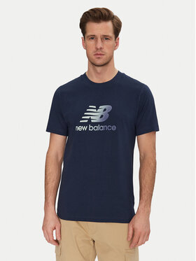 New Balance New Balance Tričko MT51503 Modrá Regular Fit