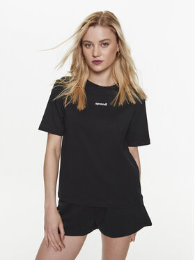 Sprandi Sprandi T-Shirt SP3-TSD022 Μαύρο Relaxed Fit