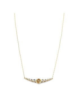 Guess Guess Naszyjnik JUBN03370JW-YG Złoty
