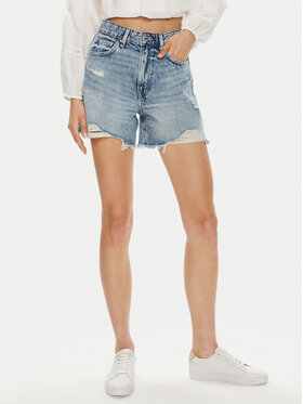 Gina Tricot Gina Tricot Дънкови шорти 22289 Син Straight Fit