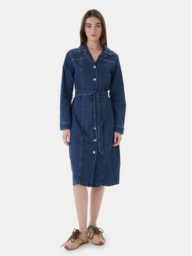 Vero Moda Vero Moda Džínové šaty Telly 10338086 Modrá Regular Fit