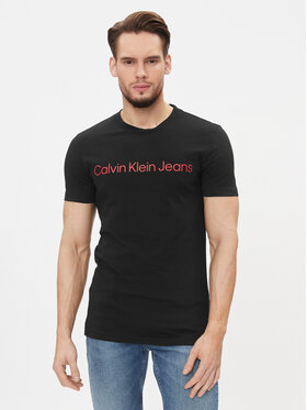 Calvin Klein Jeans Calvin Klein Jeans T-Shirt J30J322552 Czarny Slim Fit
