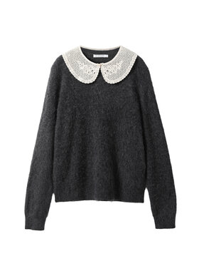 TATUUM TATUUM Sweter KOMPRA Szary Fitted Fit