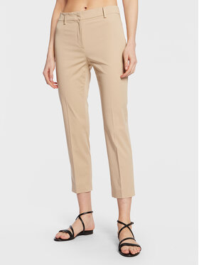 Weekend Max Mara Weekend Max Mara Pantaloni di tessuto Cecco 23513106 Beige Slim Fit