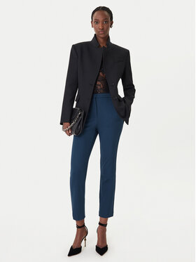 Patrizia Pepe Patrizia Pepe Medžiaginės kelnės 8P082/ A715 Mėlyna Slim Fit