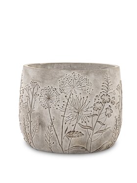 MIAhome MIAhome Osłonka cementowa 14,5x18,5x18,5 cm PRATO Szary