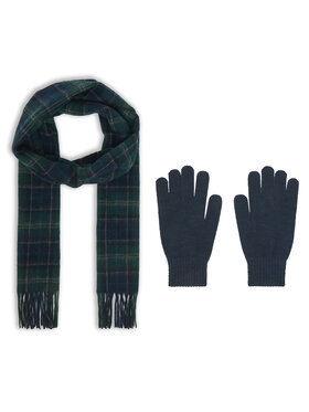 Barbour Barbour Komplet šala in rokavic MGS0018NY91 Mornarsko modra