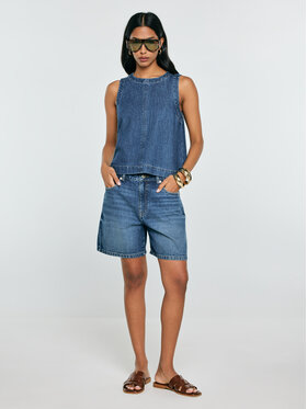 BIG STAR BIG STAR Szorty jeansowe SOLEIL Granatowy Regular Fit