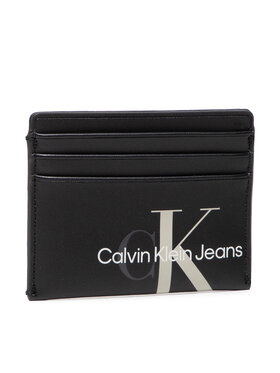Calvin Klein Jeans Calvin Klein Jeans Etui na karty kredytowe Sculpted Mono Card Holder 6Cc K60K608957 Czarny