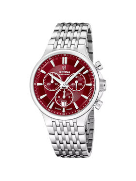 Festina Festina Zegarek F20093-5 Srebrny