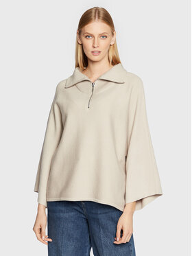 Comma Comma Pulover 2123693 Bež Relaxed Fit