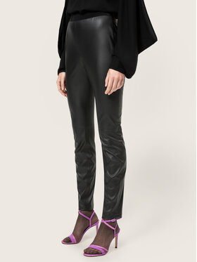 Hugo Hugo Műbőr nadrág Honati 50422066 Fekete Slim Fit