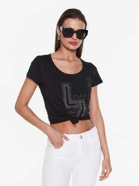 Liu Jo Liu Jo Tričko WA3281 JS923 Čierna Regular Fit