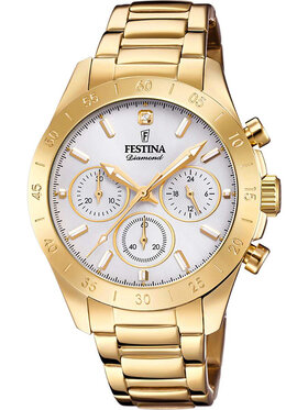 Festina Festina Zegarek F20400/1 Złoty