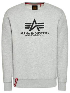 Alpha Industries Jopa Basic Sweater 178302 Siva Regular Fit