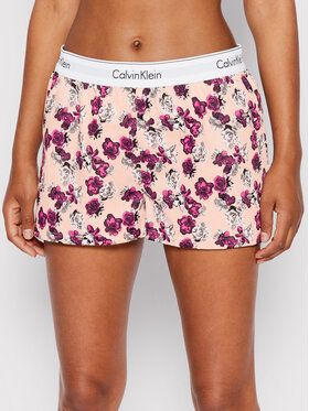 Calvin Klein Underwear Calvin Klein Underwear Szorty piżamowe 000QS6080E Różowy Regular Fit