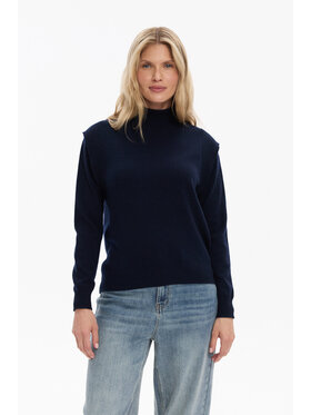 Deni Cler Milano Deni Cler Milano Golf T-DC-S460-F5-90-59-1 Granatowy Regular Fit