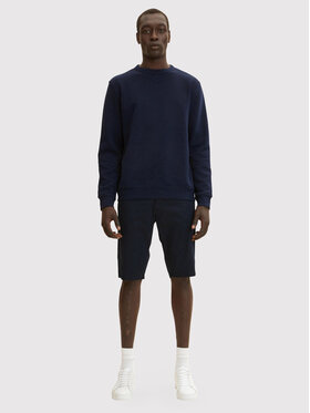 Tom Tailor Tom Tailor Szorty materiałowe 1031444 Granatowy Regular Fit