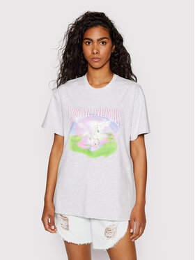 Local Heroes Local Heroes T-krekls Utopia SS22T0018 Pelēks Oversize