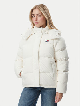 Tommy Jeans Tommy Jeans Пухено яке Alaska  DW0DW18610 Бял Regular Fit