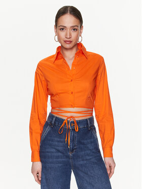 PINKO Pinko Koszula Caloroso 100697 Y6VW Pomarańczowy Regular Fit