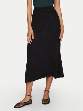 Vila Vila Midi sukňa Olina 14098891 Čierna Regular Fit
